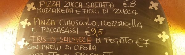 I Nuovi Piatti della Lavagna
