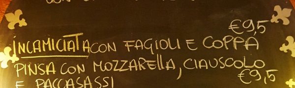 I Nuovi Piatti della Lavagna