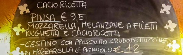 Nuovi piatti della settimana
